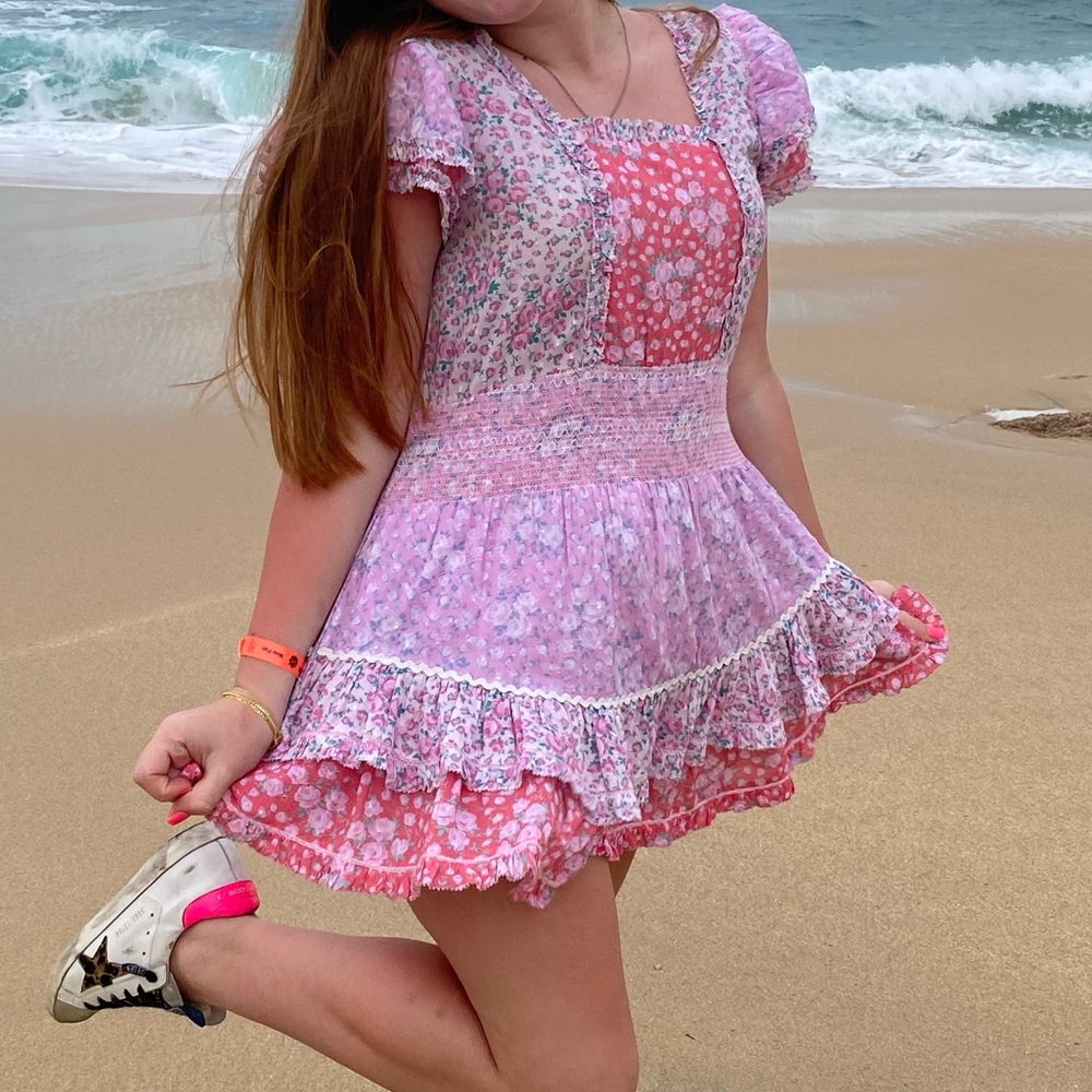 Loveshack fancy mini dress